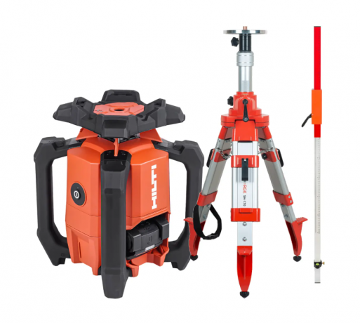 Ротационный лазерный нивелир HILTI PR 40-22 + штатив RGK SH-170, рейка RGK LR-2