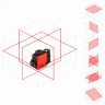 Лазерный уровень AMO LN 3D-360 Red