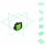 Лазерный уровень AMO LN 3D-360 Green с зеленым лучом