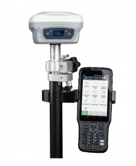 Комплект GNSS-приёмник RGK SR1 с контроллером RGK SC100 и вехой RGK GLS 24